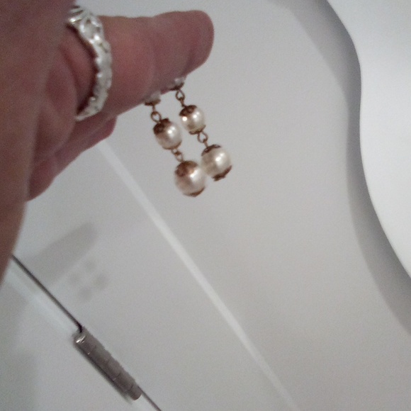 Dangling Drop Gumball Bead Earrings Vintage 80s - Picture 5 of 8